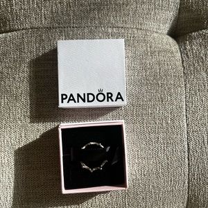 Women's Metallic Moments Silver Crown Ring